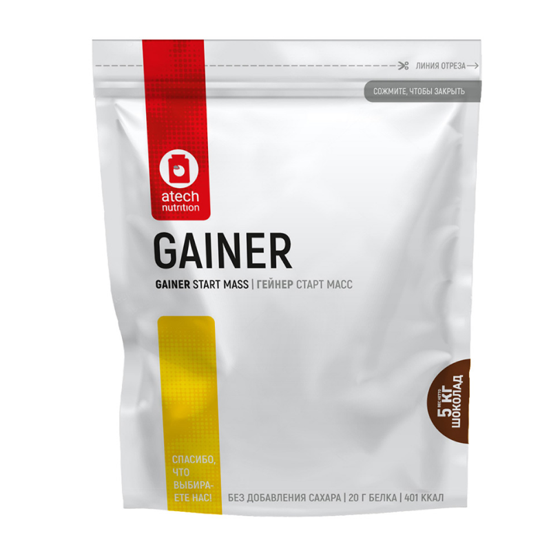 Гейнер aTech Nutrition Gainer Start Mass 5000 г