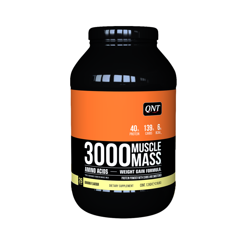 Гейнер QNT Muscle Mass 3000 1300 г
