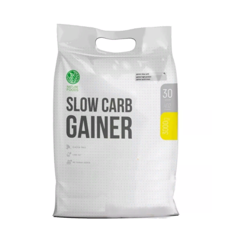 Гейнер Nature Foods Slow Carb Gainer 3000 г (пакет)