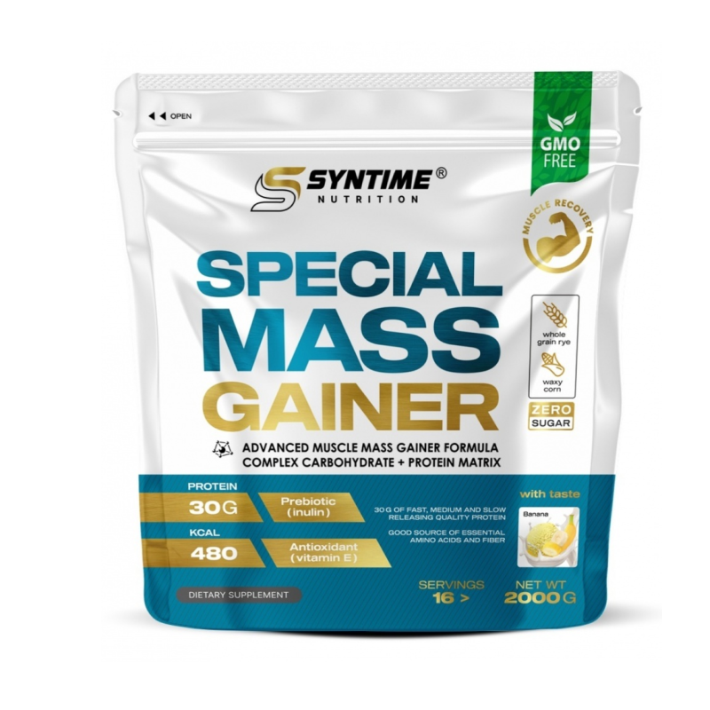 Гейнер Syntime Nutrition Special Mass Gainer 2000 г (пакет)