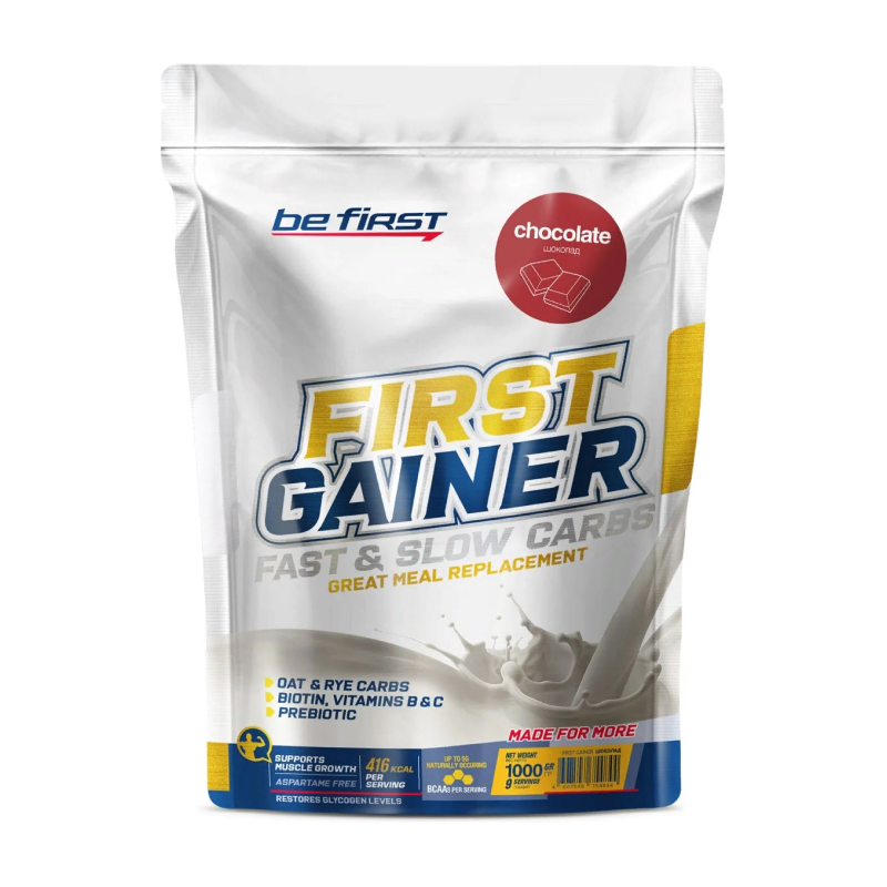 Гейнер Be First First Gainer Fast and Slow Carbs 1000 г