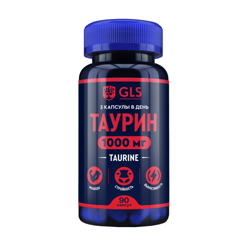 Таурин 1000 GLS 90 капсул