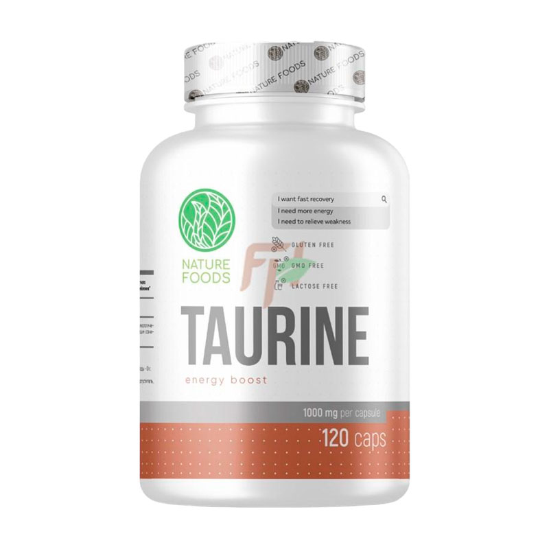 Таурин Nature Foods Taurine 1000 мг 120 капсул