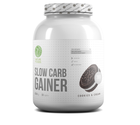 Гейнер Nature Foods Slow Carb Gainer 3000 г (банка)