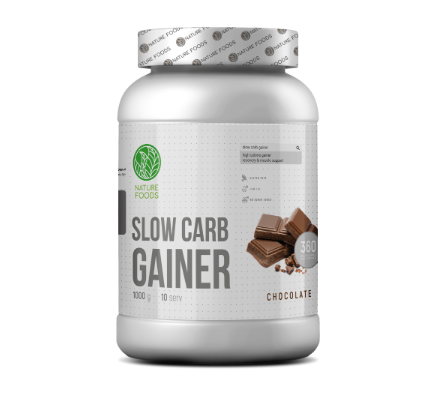 Гейнер Nature Foods Slow Carb Gainer 1000 г (банка)