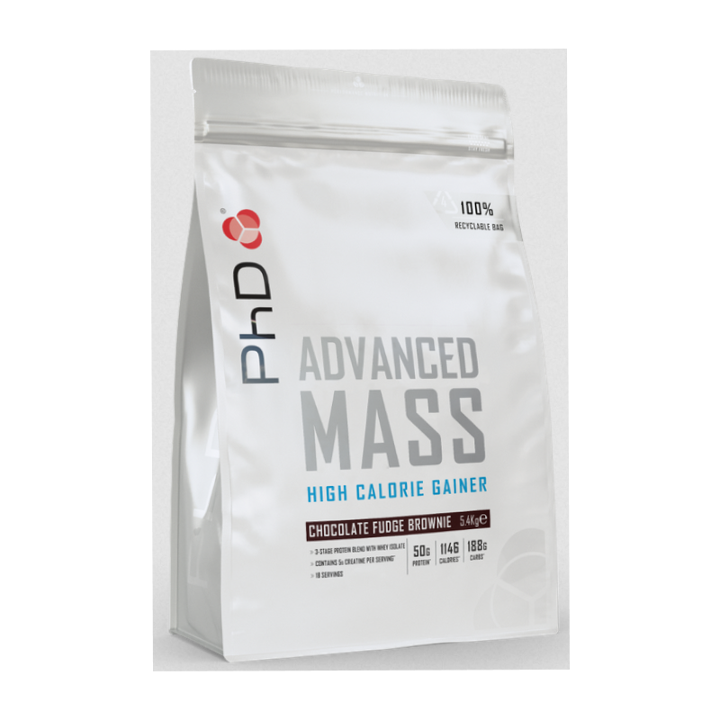 Гейнер PhD Advanced Mass Powder 5400 г
