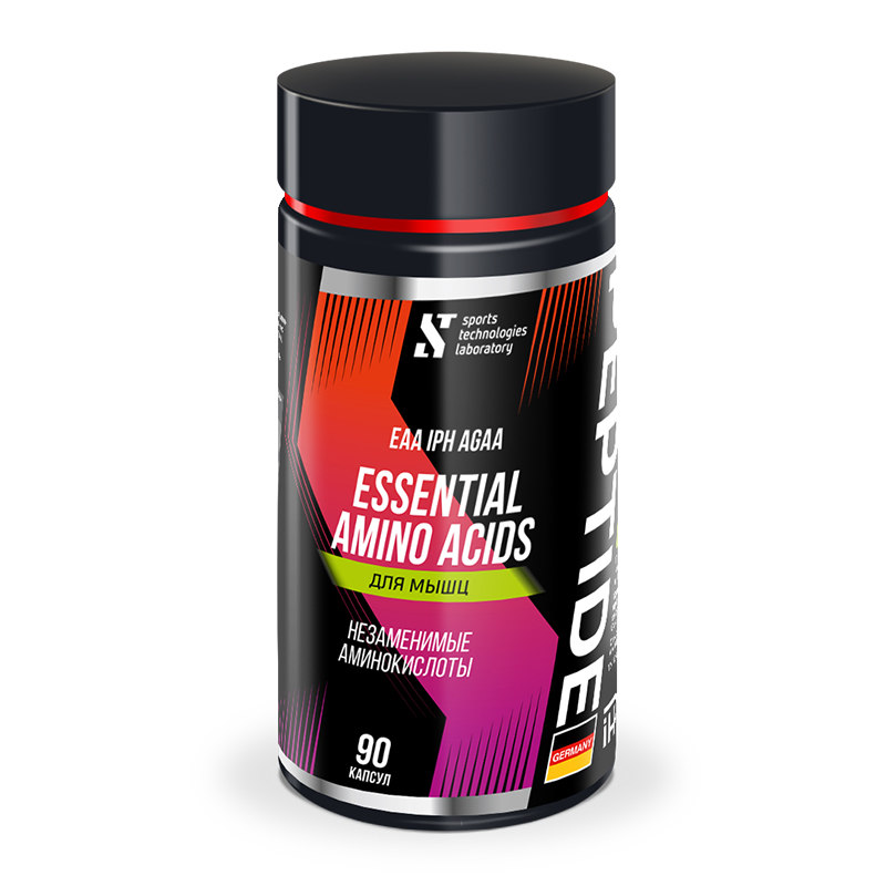 Аминокислотный пептидный комплекс STL Essential Amino Acids IPH AGAA для мышц 90 капсул