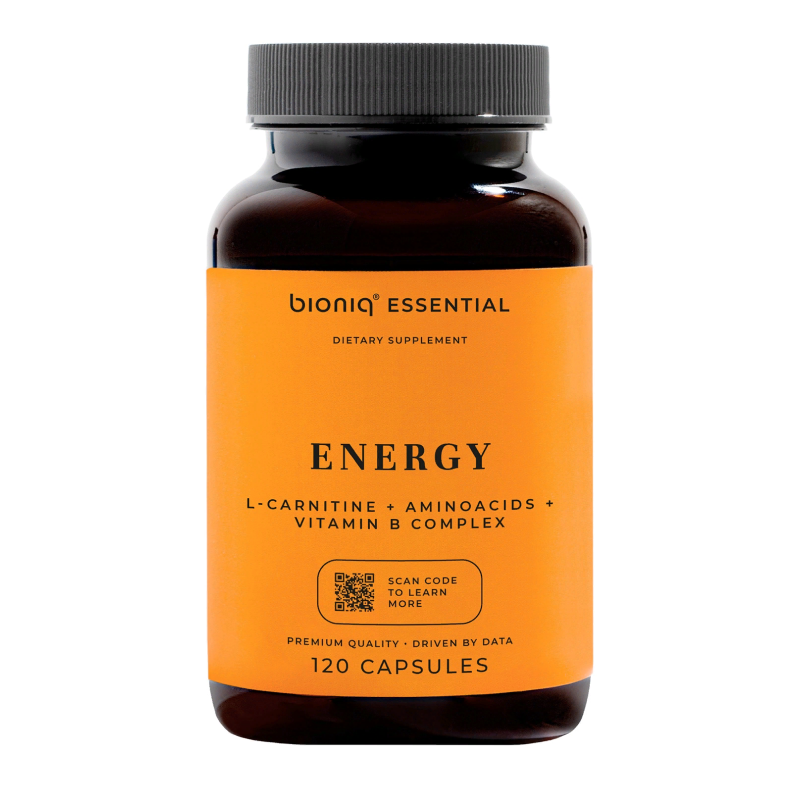 Bioniq Essential ENERGY L-Carnitine+ Amino acids+Vitamin B 120 капсул