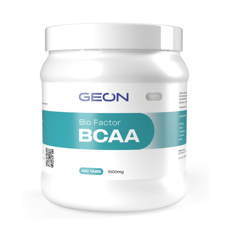 Аминокислотный комплекс GEON BIO FACTOR BCAA 450 таблеток
