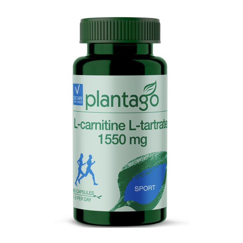 Карнитин Plantago L-Carnitine L-tartrate 1550 мг 60 капсул