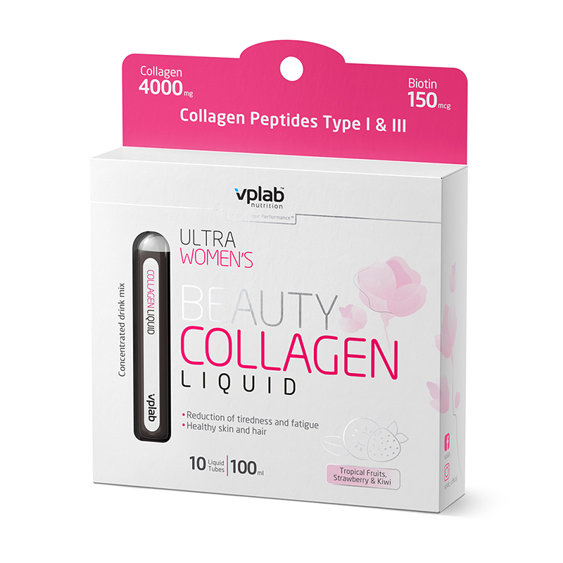 Коллаген VPLab Beauty Collagen Liquid 10 мл 10 ампул
