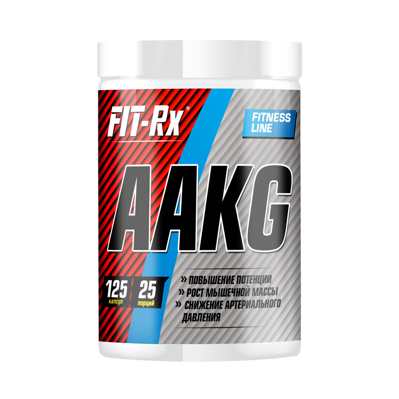 Аргинин FIT-Rx AAKG, 125 капc