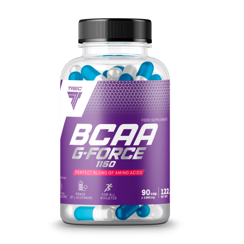 Аминокислоты Trec Nutrition BCAA G-force 1150 90 капсул