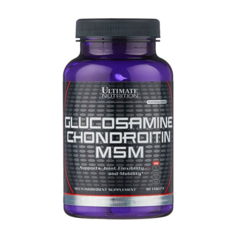 Комплекс для суставов и связок Ultimate Nutrition Glucosamine and Chondroitin + MSM 90 таблеток