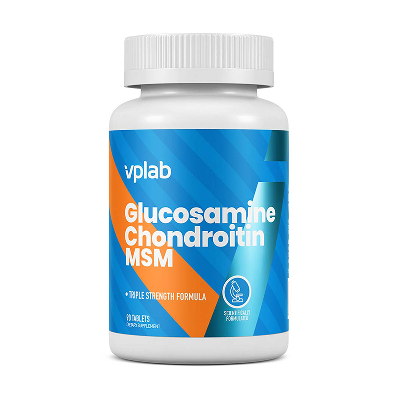Комплекс для суставов и связок VPLab Glucosamine Chondroitine MSM 90 таблеток