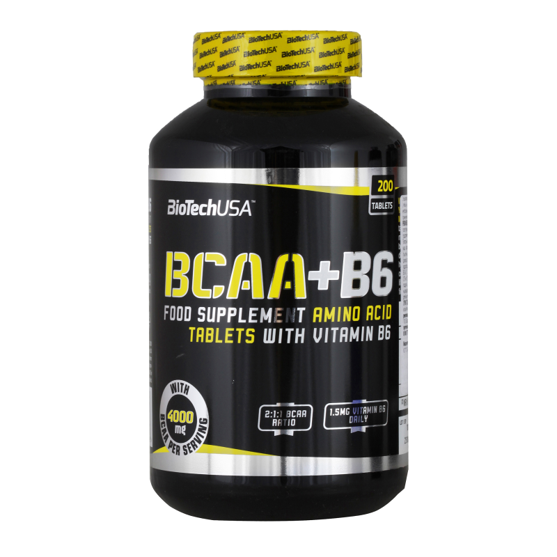 Аминокислоты BioTech BCAA+B6 200 таблеток