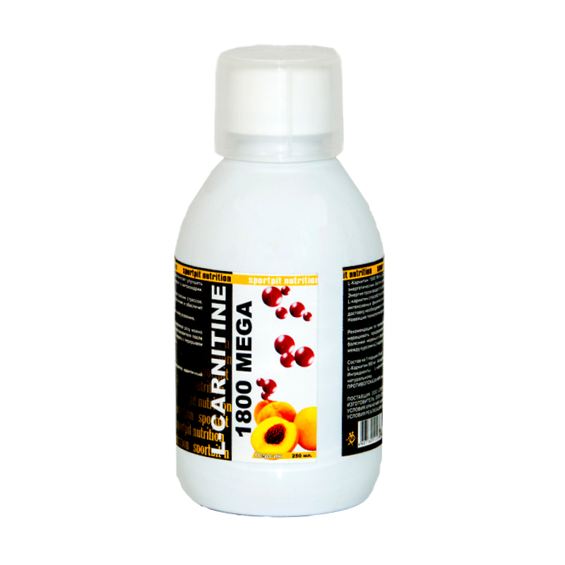 L-Карнитин Sportpit L-carnitine Liquid 1800 Mega 250 мл