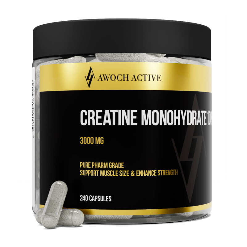 Креатин Awochactive Creatine Monohydrate 100% 240 капсул