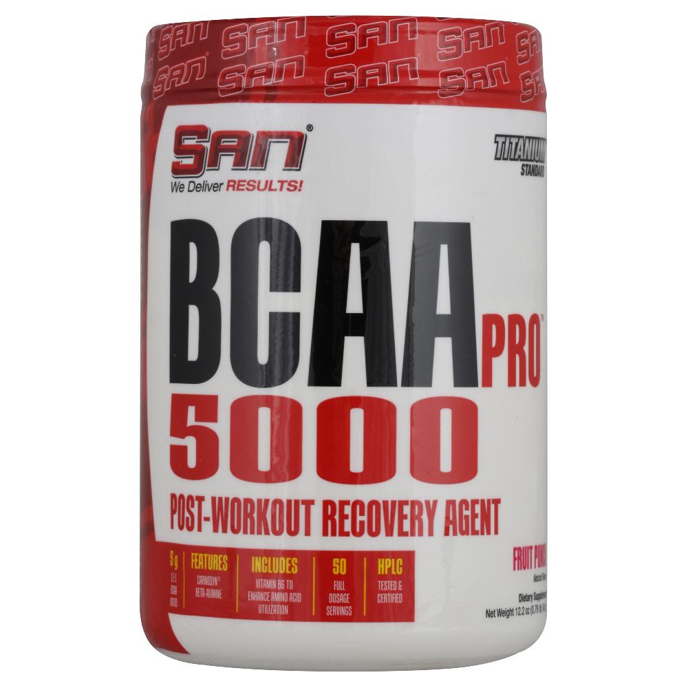 Аминокислоты BCAA S.A.N. BCAA-pro 5000, 345 г, фруктовый пунш