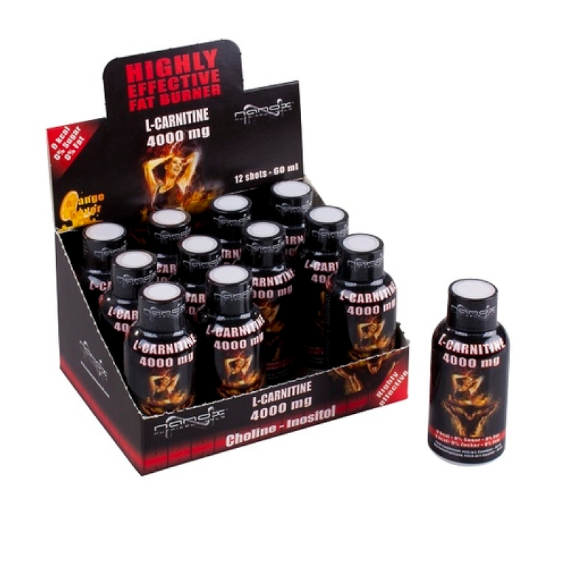 Карнитин Nanox L-Carnitine 4000 мг 60 мл 12 ампул