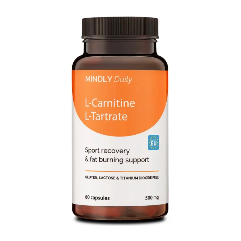 Карнитин Mindly L-Carnitine L-Tartrate 60 капсул