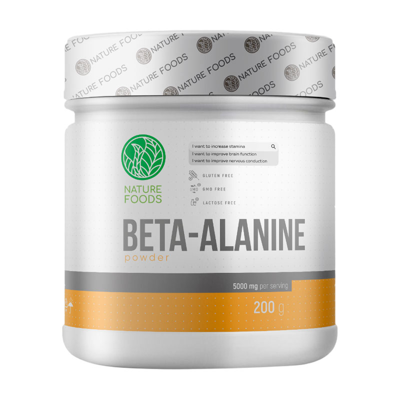 Бета-аланин Nature Foods Beta Alanine 200 г
