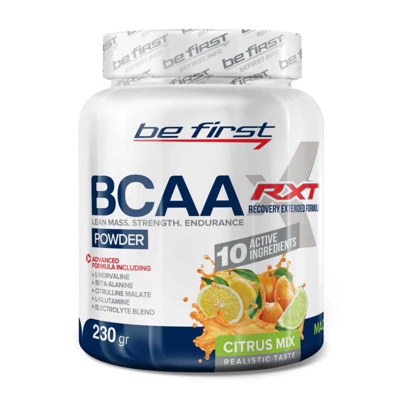 Аминокислота Be First BCAA RXT powder 230 г