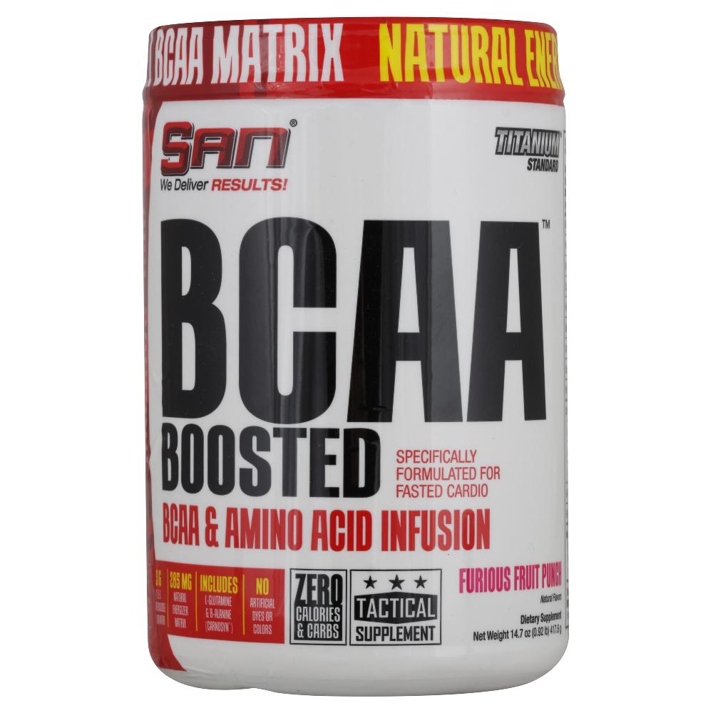 Аминокислоты S.A.N. BCAA Boosted 417 г, вкус: фруктовый пунш
