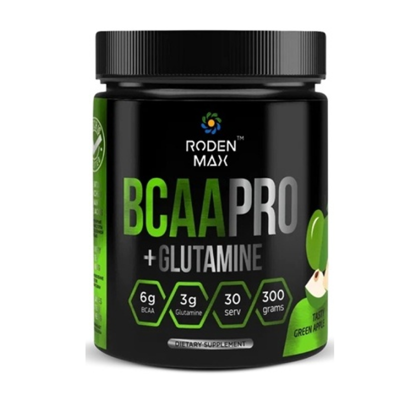 Аминокислоты Roden Max BCAA PRO + Glutamine 300 г