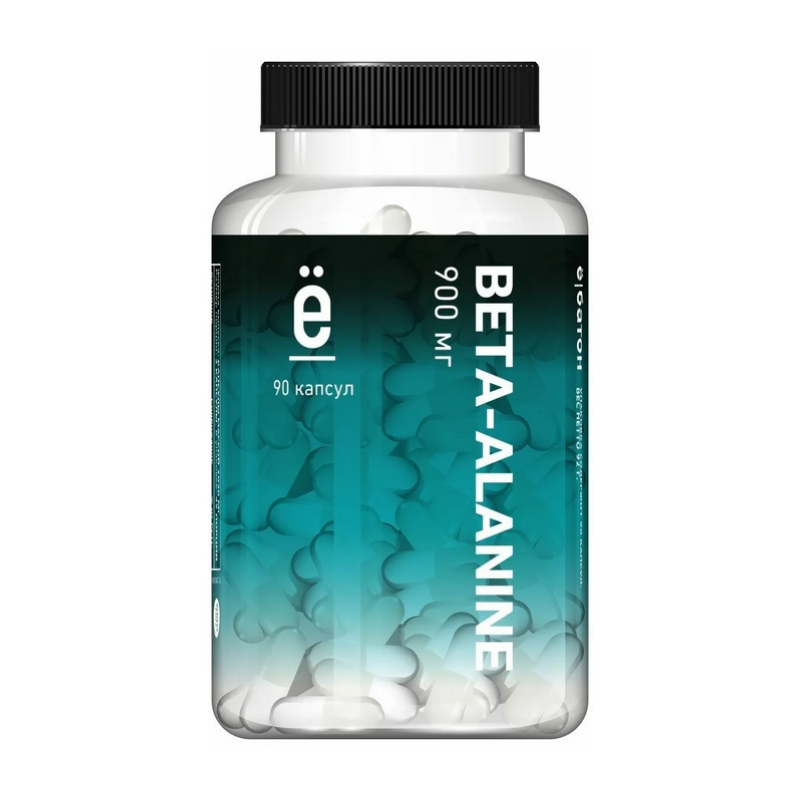 Бета-аланин Ё|Батон Beta-Alanin 60 капсул