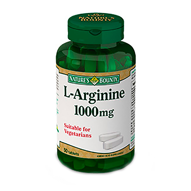 Аминокислота Nature's Bounty L-Arginine 1000 мг 50 таблеток