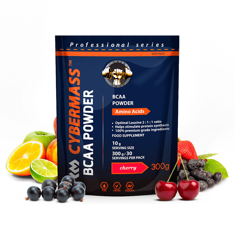 Аминокислоты Cybermass ВСАА powder 2:1:1 300 г