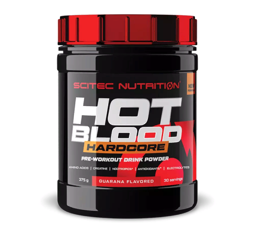 Предтренировочный комплекс Scitec Hot Blood Hardcore 375 г