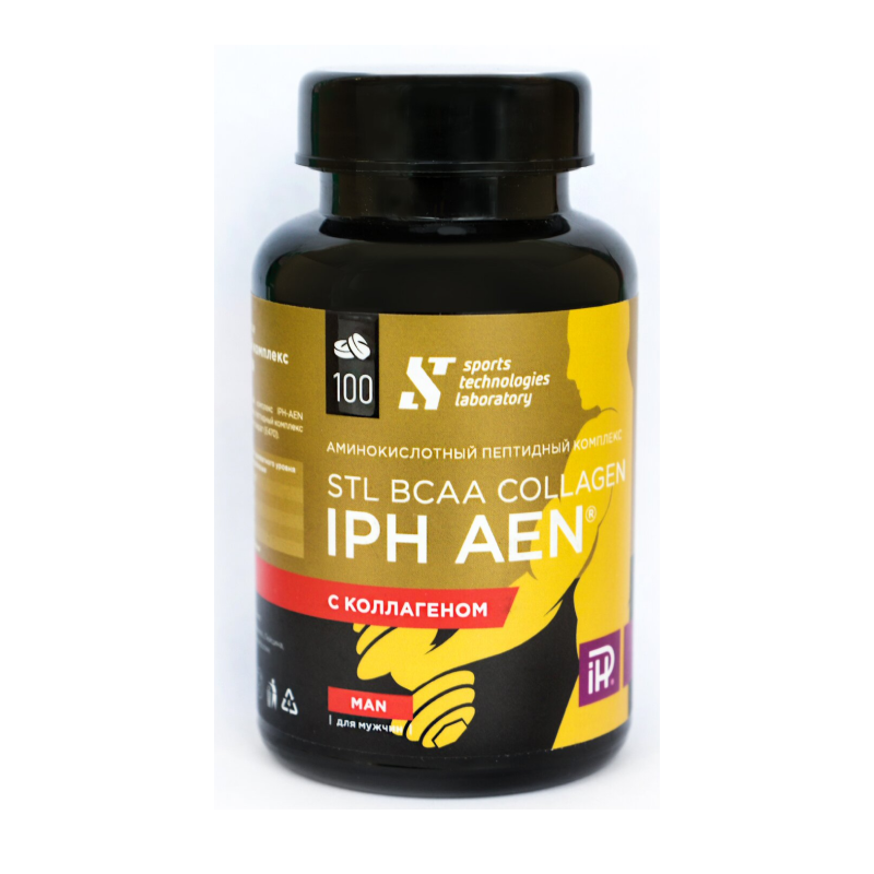 Аминокислоты Sport`s Technologies Laboratory BCAA Collagen IPH AEN MAN 100 таблеток