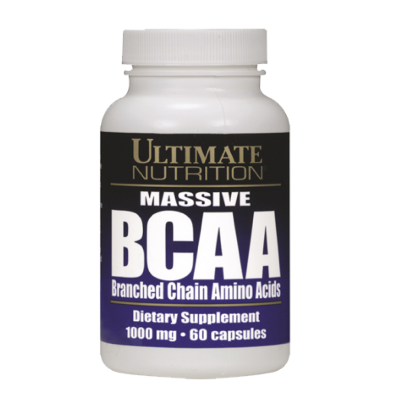Аминокислоты Ultimate Nutrition BCAA 1000 мг 60 капсул