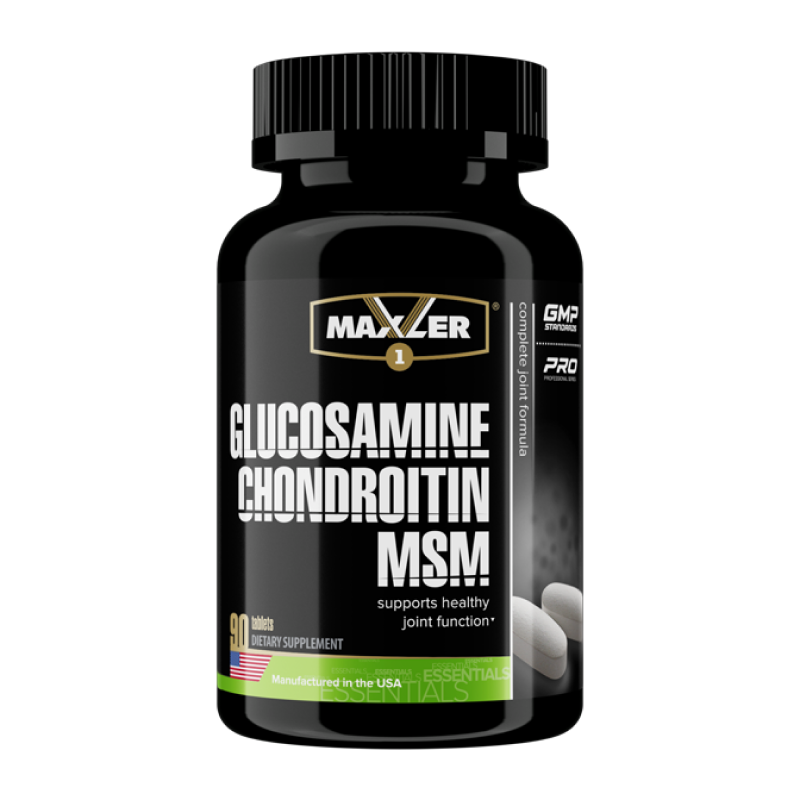 Комплекс для связок и суставов Maxler Glucosamine-Chondroitine-MSM 90 таблеток