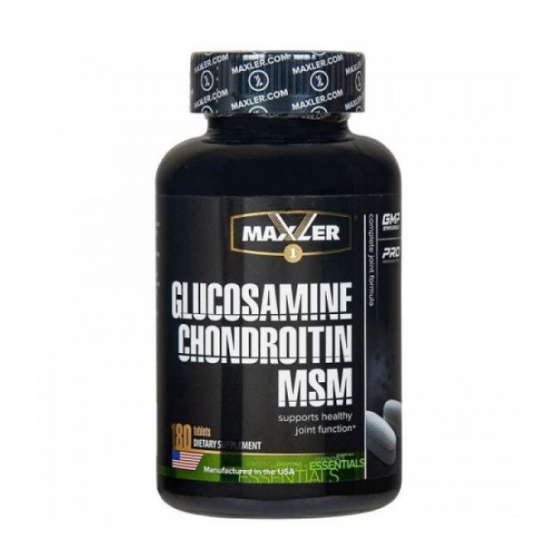 Комплекс для связок и суставов Maxler Glucosamine-Chondroitine-MSM 180 таблеток