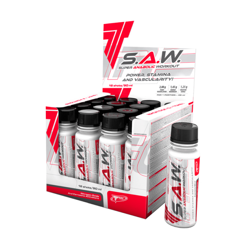Предтренировочный комплекс Trec Nutrition S.A.W. 90 мл 16 ампул