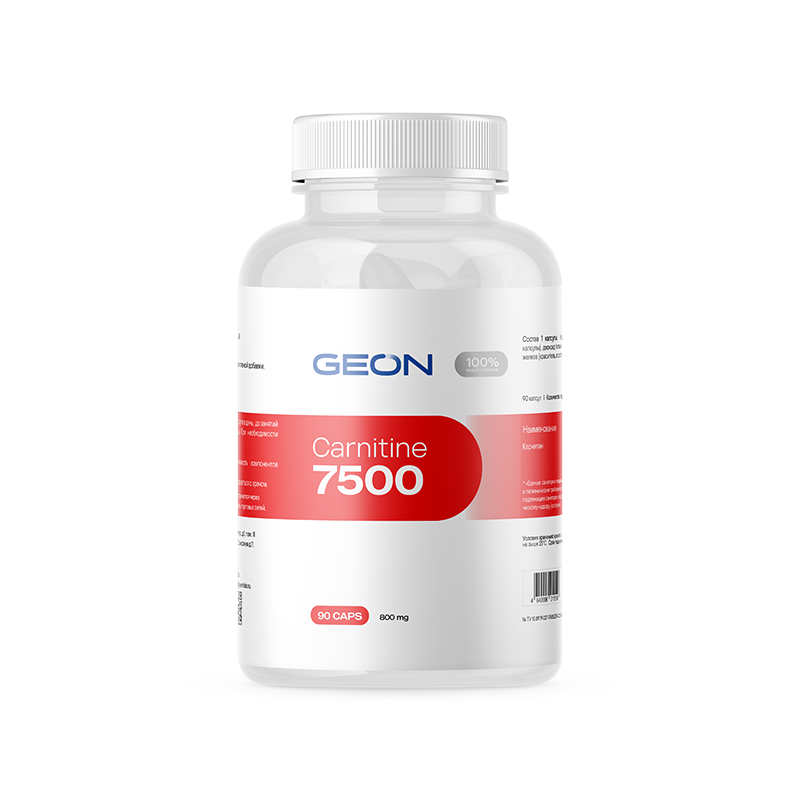 Карнитин GEON L-carnitine 7500 90 капсул