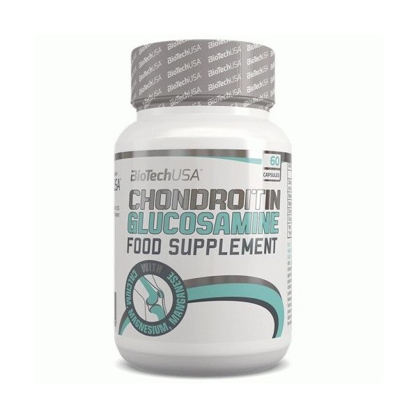 Хондропротектор BioTech Chondrotin Glucosamine, 60 капсул