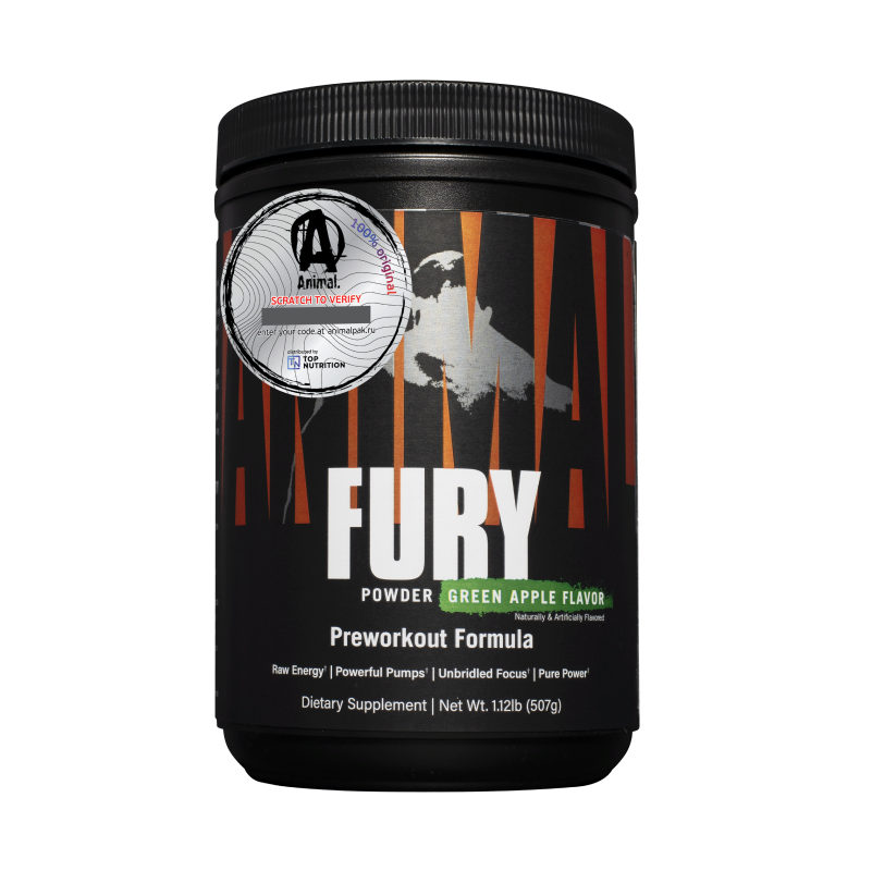 Предтренировочный комплекс Universal Nutrition Animal FURY 502-507 г