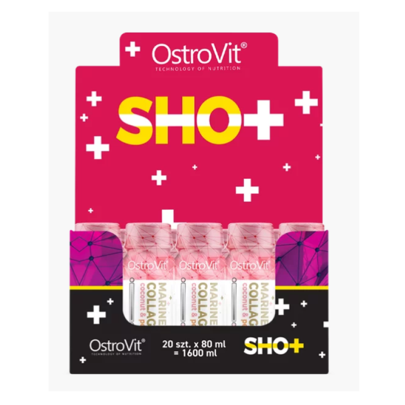 Коллаген Ostrovit Marine Collagen Shot 20 шт 80 мл