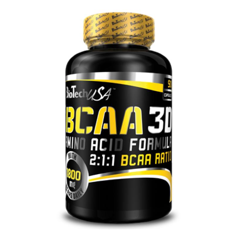 Аминокислоты BioTech BCAA 3D 90 капсул