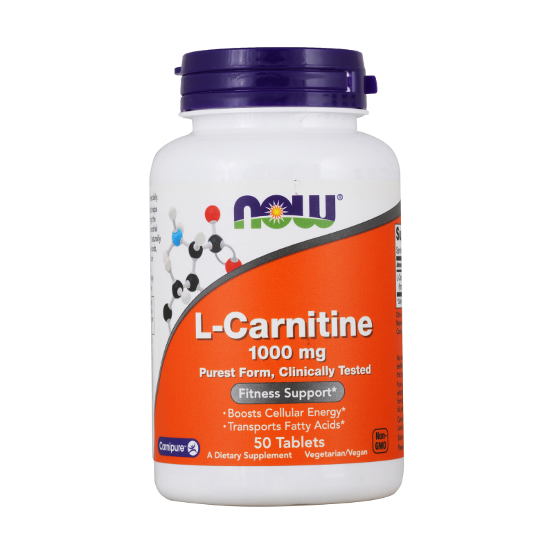 Каринитин NOW L-Carnitine Tartrate 1000 мг 50 таблеток