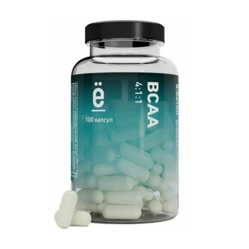 Аминокислоты ё|Батон BCAA 4:1:1 100 капсул