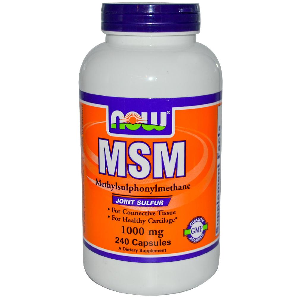 NOW MSM 1000 мг 120 Capsules