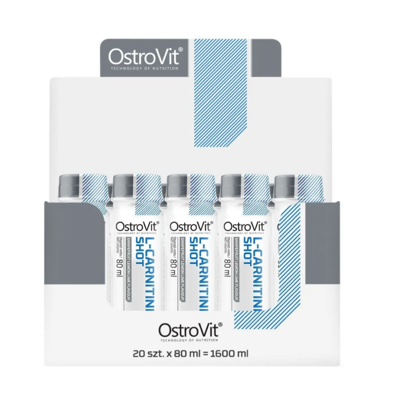 Карнитин Ostrovit L-carnitine Shot 80 мл 20 шт