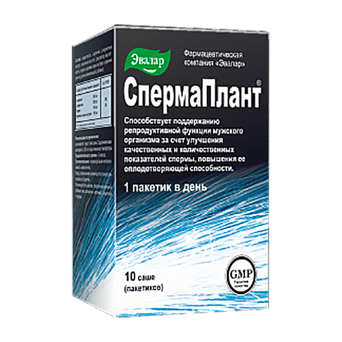 Аминокислотный комплекс Эвалар Спермаплант, 10 саше