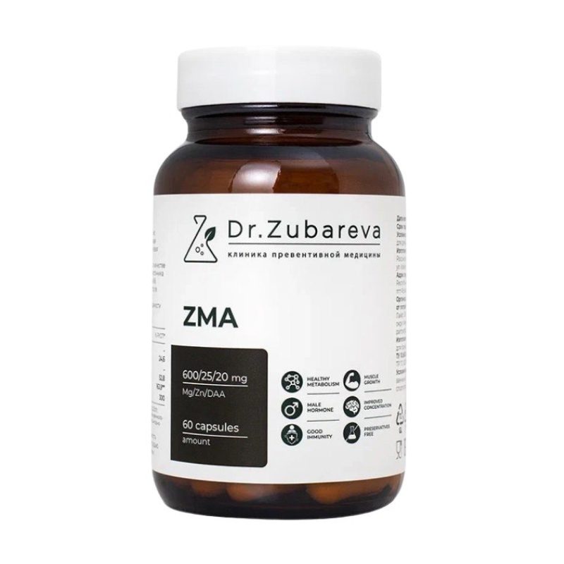 Минеральный комплекс ZMA Dr. Zubareva 60 капсул