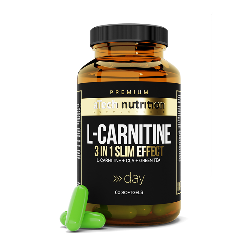 Карнитин aTech Nutrition Premium L-Carnitine 3in1 Slim effect 60 капсул